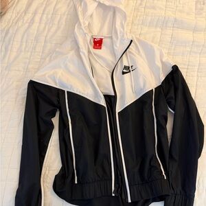 Nike Women's Black and White Utility Jacket